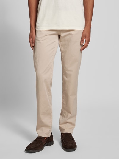 Brax Regular fit chino in 5-pocketmodel, model 'ULTRALIGHT' Beige - 4