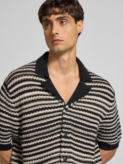 MCNEAL Gebreid overhemd met knoopsluiting Zwart - 3