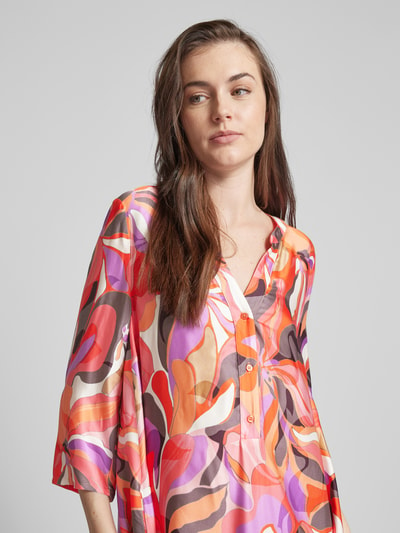 ROBE LÉGÈRE Knielange tuniekjurk met all-over print Oranje - 3