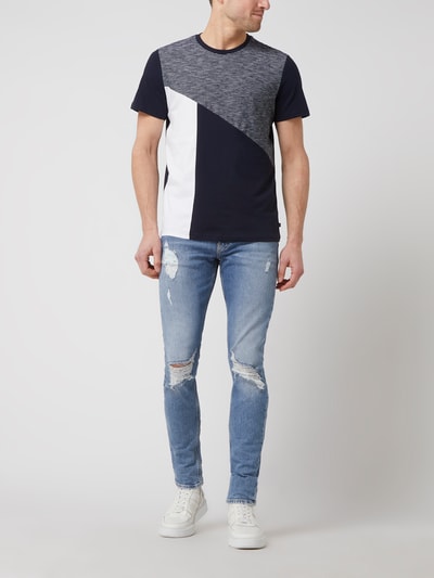 Tom Tailor T-Shirt mit Viskose-Anteil  Marine 1