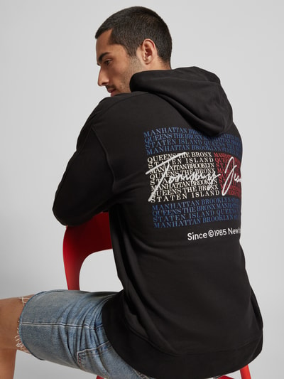 Tommy Jeans Hoodie met labelstitching Zwart - 3