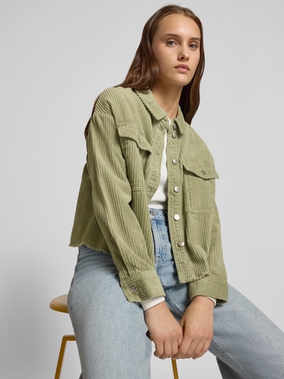 Only Kurtka sztruksowa o kroju regular fit z czystej bawełny model ‘MARINA-ENY LIFE’ Miętowy 3