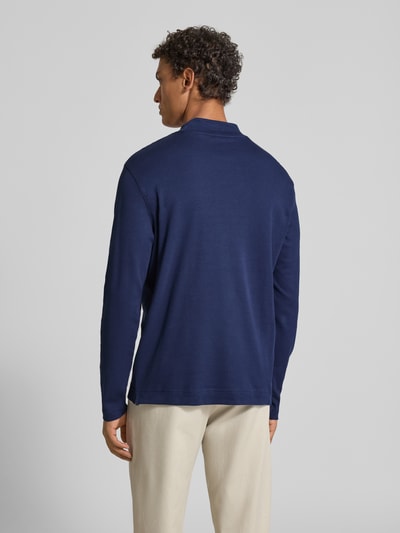 Christian Berg Men Shirt met lange mouwen en opstaande kraag Donkerblauw - 5