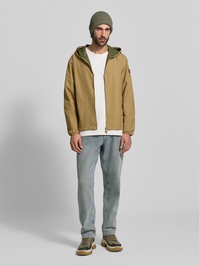 Save The Duck Jacke mit Zweiwegereißverschluss Modell 'Zayn' Camel 1