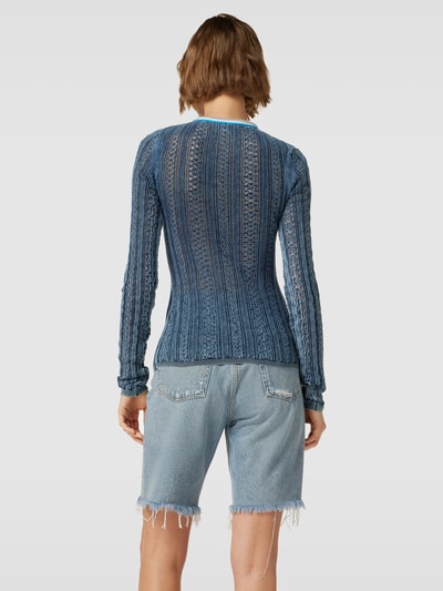 Diesel Longsleeve mit Label-Detail Anthrazit meliert 5