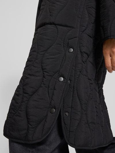 Jake*s Casual Steppmantel mit Kapuze Black 3