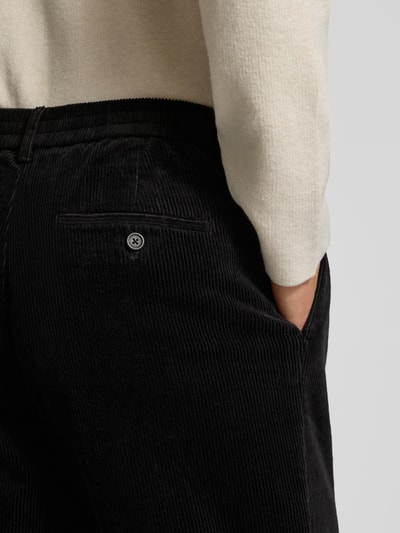 SELECTED HOMME Regular Fit Cordhose aus Baumwoll-Mix Modell 'LEROY' Black 3