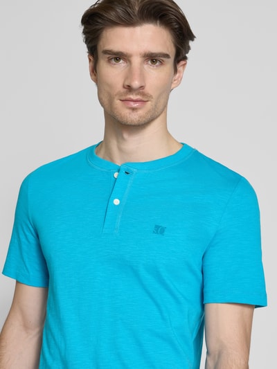 s.Oliver RED LABEL Regular Fit T-Shirt aus reiner Baumwolle Ocean 3