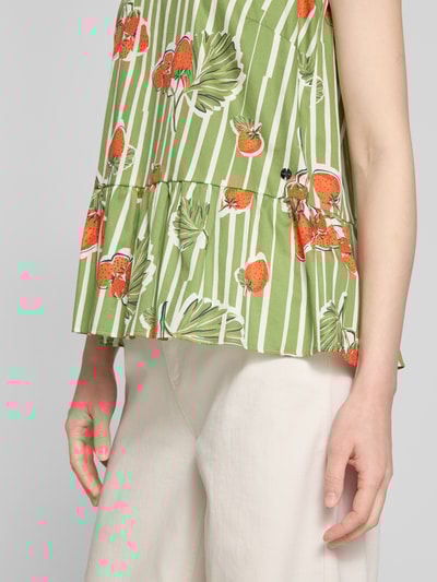 Marc Cain Blusenshirt mit Schößchen Grass 3