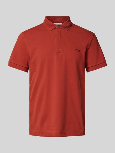 Lacoste Regular Fit Poloshirt mit Label-Detail Dunkelrot 2