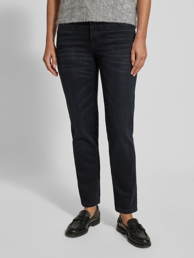 Cambio Jeans im Used-Look mit Eingrifftaschen Modell 'PEARLIE' Black 4