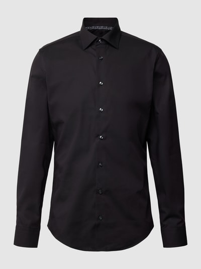 Seidensticker Slim Fit Business-Hemd mit Kentkragen Black 2