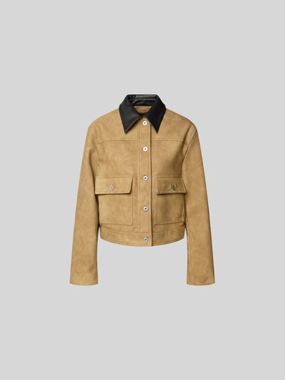 Stand Studio Jacke mit Knopfleiste Sand 2