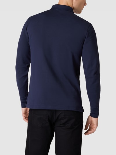 Gant Poloshirt im langärmeligen Design Marine 5