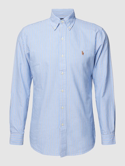 Polo Ralph Lauren Custom Fit Freizeithemd mit Button-Down-Kragen Hellblau 2