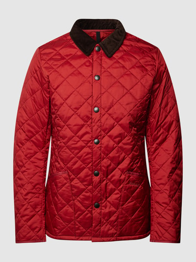 Barbour Steppjacke mit Umlegekragen Modell 'Heritage' Rot 1