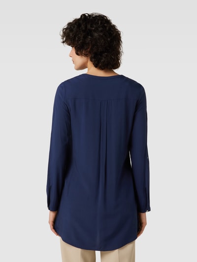 Montego Bluse mit Tunikakragen Dunkelblau 5