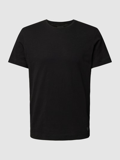 Tom Tailor T-Shirt aus Baumwolle mit Rundhalsausschnitt Black 2