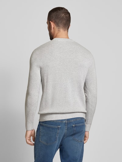 Jack & Jones Premium Strickpullover mit Rundhalsausschnitt Modell 'BLAMILANO' Hellgrau 5