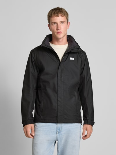 Helly Hansen Jack met labelprint, model 'DUBLINER' Zwart - 4