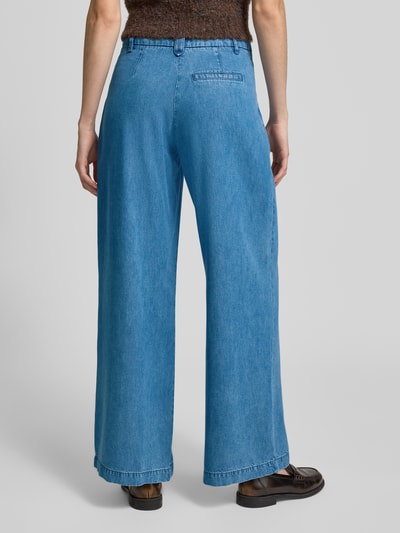 Lanius Wide leg jeans van lyocell met steekzakken Jeansblauw - 5