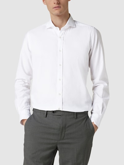 Windsor Koszula biznesowa z kołnierzykiem typu kent model ‘Lano’ Biały 4