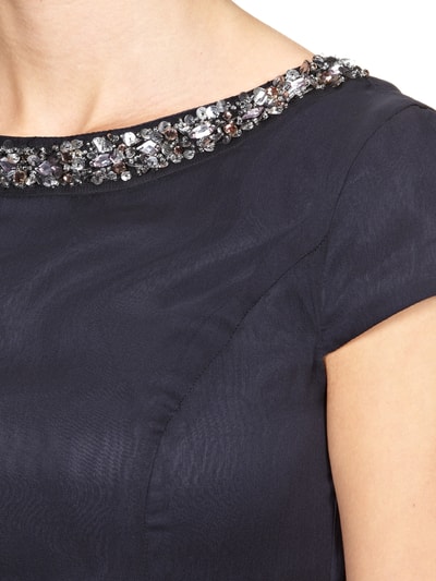 Marie Noir Cocktailkleid mit Paillettenbesatz Dunkelblau 3