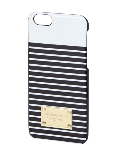 MICHAEL Michael Kors iPhone Case mit Streifenmuster Black 1