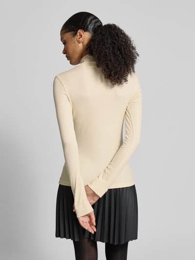 Jake*s Collection Longsleeve mit Rollkragen Ecru 5