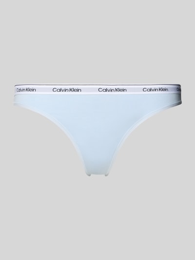 Calvin Klein Underwear String met elastische band Lichtblauw - 1