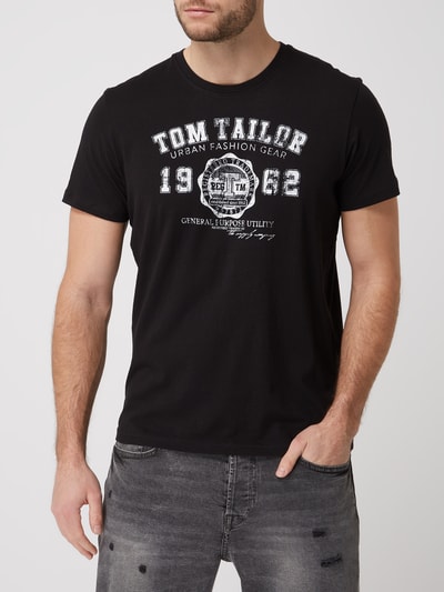 Tom Tailor T-Shirt aus Baumwolle  Black 4