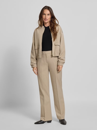 Jake*s Collection Gebreide pullover met ronde hals Zwart - 1