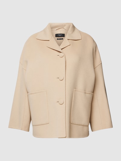 Weekend Max Mara Jacke mit Umlegekragen Modell 'PANCA' Sand 2