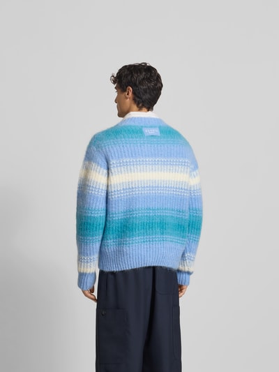 Kenzo Regular Fit Pullover aus Alpaka-Mix Hellblau 5