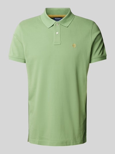 MCNEAL Poloshirt met labelstitching  Appeltjesgroen - 2