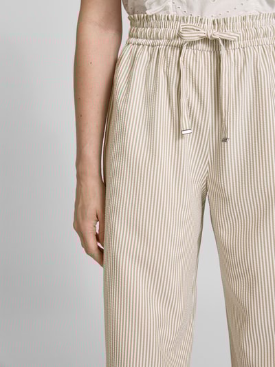 Christian Berg Woman Stoffhose mit elastischem Bund Schlamm 3