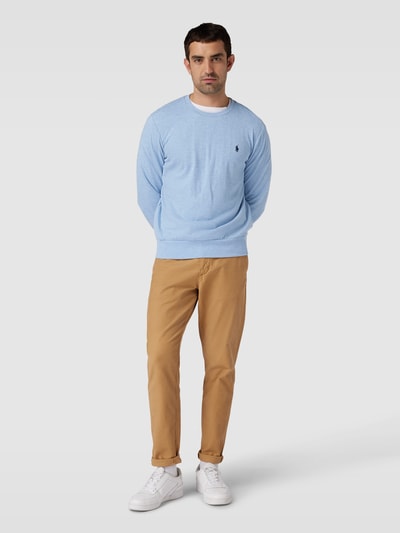 Polo Ralph Lauren Sweatshirt mit Rundhalsausschnitt Hellblau 1