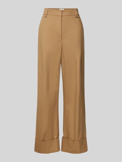 INFLUENCER'S CHOICE BY P&C* Spodnie o kroju tapered fit ze szlufkami na pasek Jasnobrązowy 2