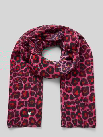 Codello Sjaal met ingesloten boorden Felroze - 1