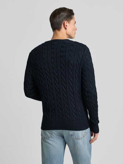 Polo Ralph Lauren Gebreide pullover met labelstitching Marineblauw - 5