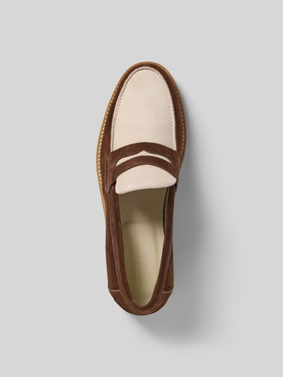 Duke & Dexter Loafer aus echtem Leder Mittelbraun 4