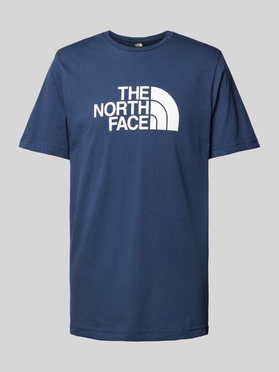 The North Face T-shirt met labelprint, model 'EASY' Donkerblauw - 2