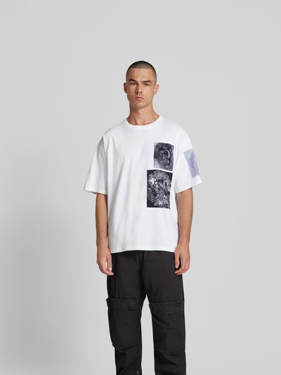 Diesel T-Shirt mit Motiv-Prints Weiss 4