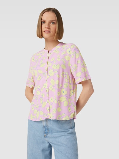 Jake*s Casual Blouse van viscose met bloemenprint Roze - 4