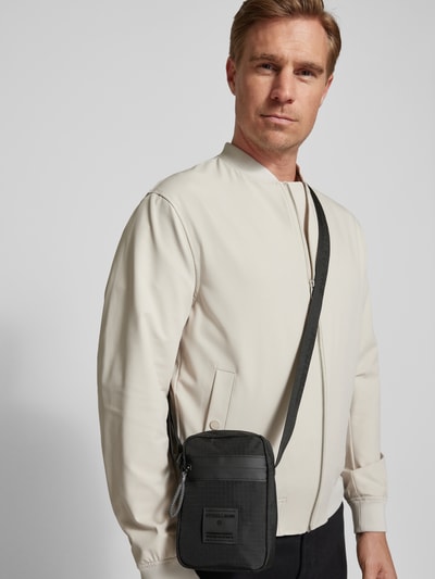 Strellson Torba na ramię z naszywką z logo model ‘clint’ Czarny 1