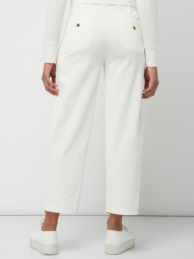 Marc O'Polo Mom fit ribbroek met steekzakken  Offwhite - 5