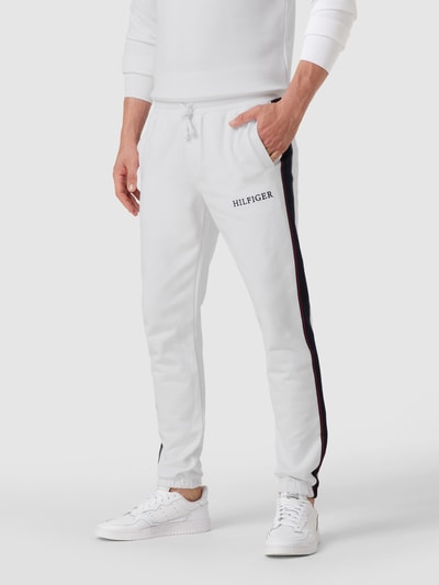 Tommy hilfiger white sweatpants hotsell