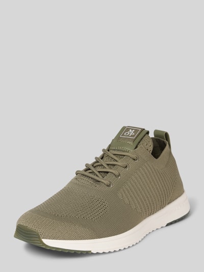 Marc O'Polo Low Top Sneaker mit Stretch-Bündchen Khaki 1