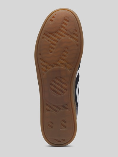 BOSS Orange Sneaker Low mit kontrastierenden Streifen Dunkelblau 6