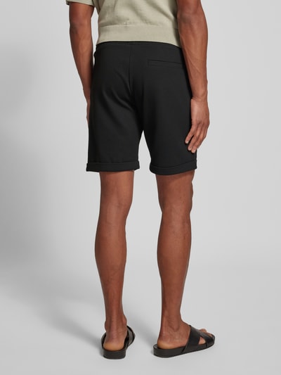 MCNEAL Regular fit sweatshorts met structuurmotief Zwart - 5